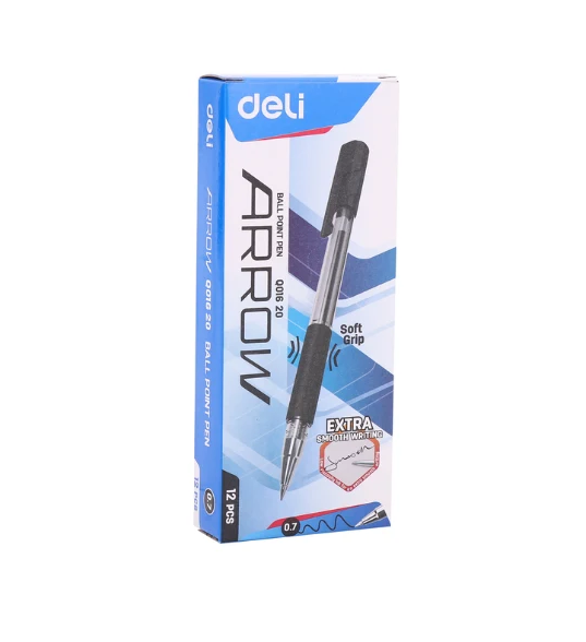 Smooth Ball Point Pen.7mm(1xx12)(BK)Arrow