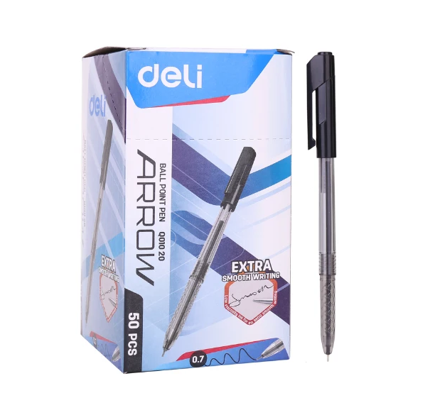 Smooth Ball Point Pen .7mm BK(1X50)