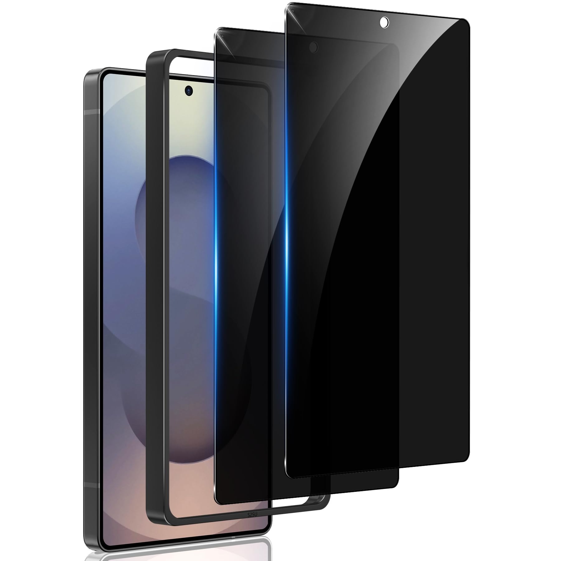 Generic Glass for Samsung Galaxy S25 Ultra Privacy Glass Screen Protector Anti-Spy Tempered Glass Film 9H Hardness Scratch Resistant FINGERPRINT Working Screen Protector