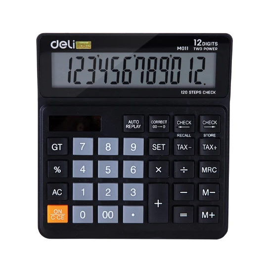 Calculator Plastic 120 Steps 12 Digits