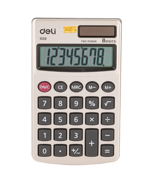 Pocket Calculator Metal 8 Digits