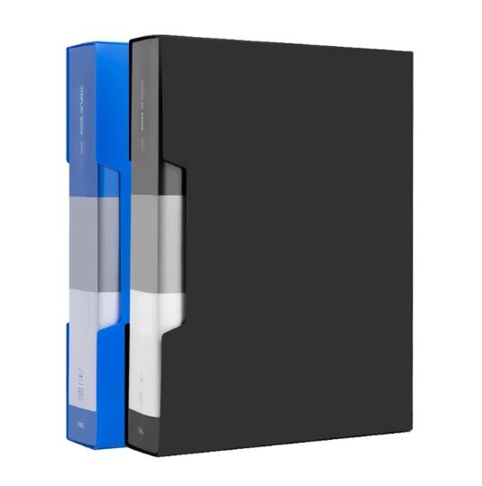 كتاب عرض ديلي A4 80 جيوب مع حافظة BK & BL