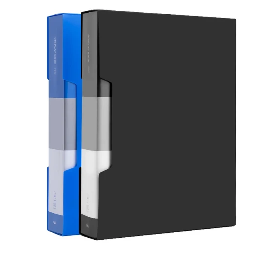 كتاب عرض ديلي A4 100 جيوب مع حافظة BK & BL