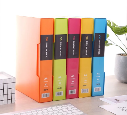 كتاب عرض ريو A4 80 جيوب مع حافظة ديلي