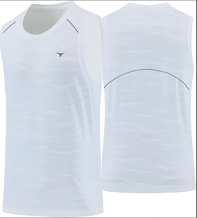 Sleeveless Classic Tank Top-White - S