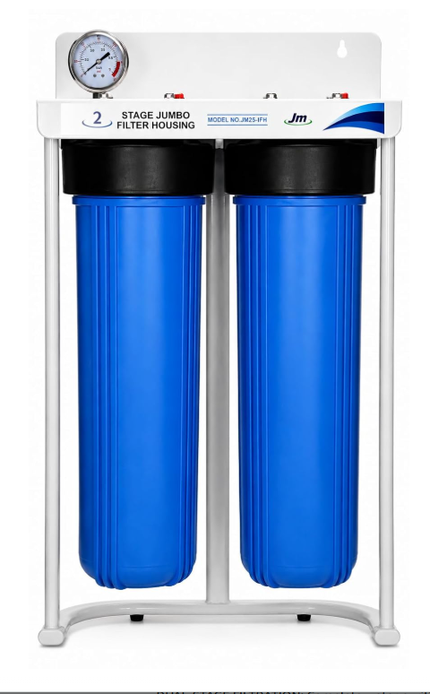 2 Stage 20 Inch Jumbo Water Filtration System