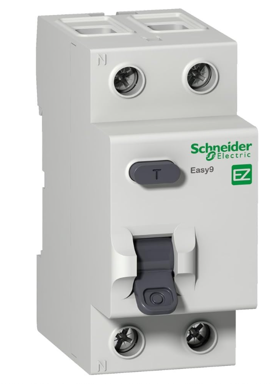EASY9 2 Pole 40A 30mA 230V Residual Current Circuit Breaker
