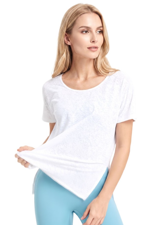 LeapSweep Womens T-Shirt - White - XL