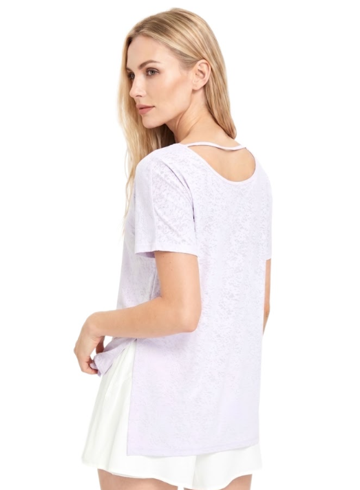 LeapSweep Womens T-Shirt - Purple - L