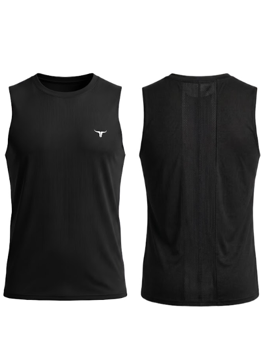 LiftRift Sleeveless Mens T-Shirt - Black - XL