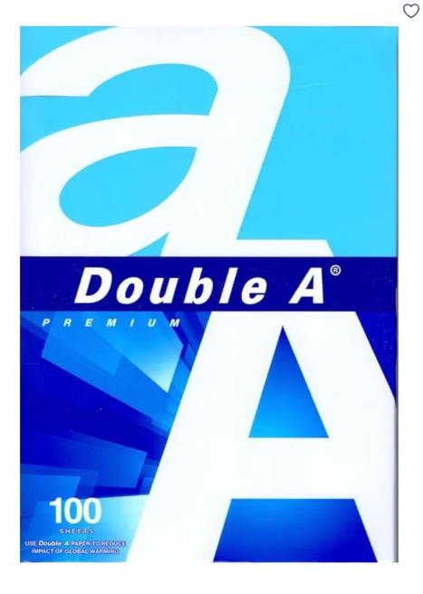 Printer Copy Paper, Size A4, GSM 80, 100 Sheets