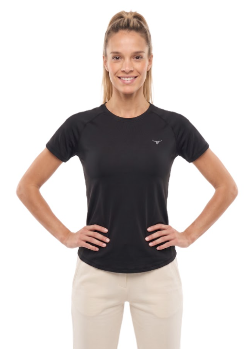 Flexx تي شيرت Womens تي شيرت - أسود - XS