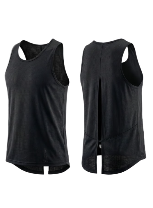 BreezyBack Tie back تانك توب - أسود - M