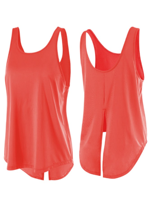 BreezyBack Tie back تانك توب - أحمر - M