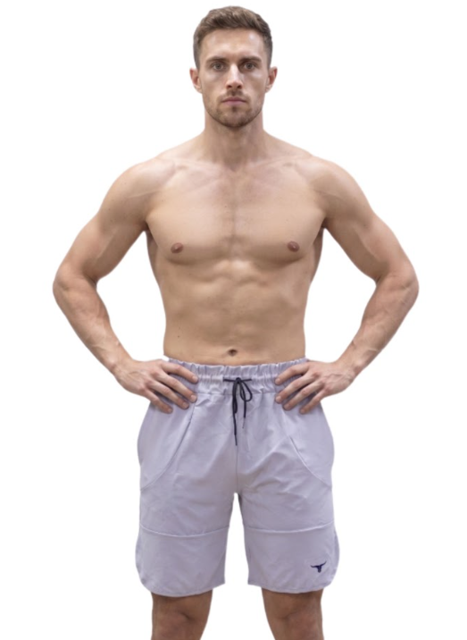 BlackHawk High-performance Mens شورت - رمادي فاتح - S