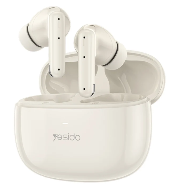 Yesido TWS28 ANC+ENC Dual Noise Reduction Smart TWS Wireless Bluetooth Earphone (Beige)