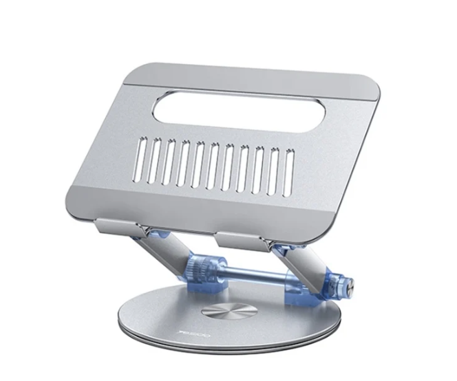 Yesido LP06 Foldable Laptop Swivel Stand(Silver)