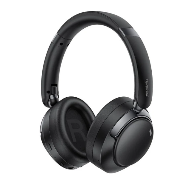 Yesido EP11 Dual-Mode Noise Reduction Over-Ear Bluetooth Headphones(Black)