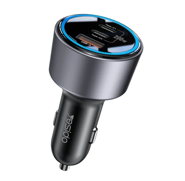 Yesido Y59 200W Car Phone Charger(Black)