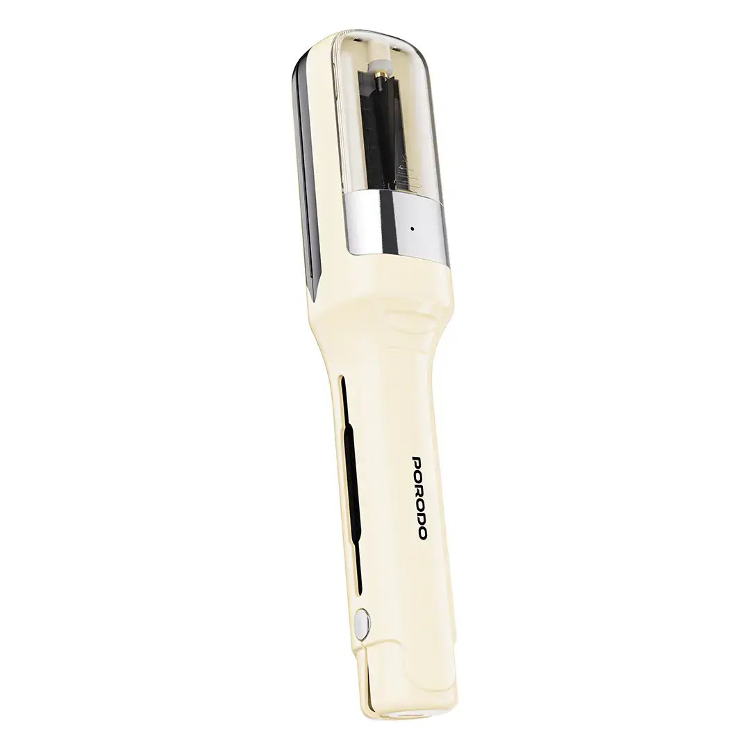 Porodo Lifestyle 2-In-1 Split End Trimmer & Hair Straightener - White