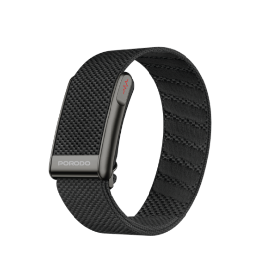 Porodo TrackFit NEO Fitness Band Without Monitor with ECG – Black
