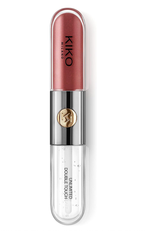 KIKO Milano Unlimited Double Touch 108, Liquid Lipstick With A Bright Finish In A Two-Step Application. Lasts Up To 12 Hours. No-Transfer Base Colour - 108
