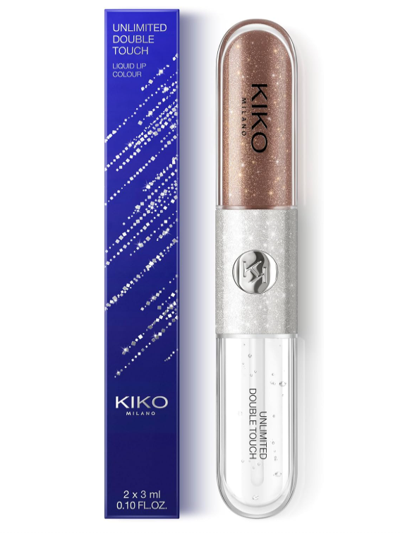 KIKO Milano Unlimited Double Touch 158 - Limited Edition, Long-Lasting Two-Step Liquid Lipstick - 158 Irresistible Seduction