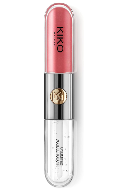 KIKO Milano Unlimited Double Touch 110, Liquid Lipstick With A Bright Finish In A Two-Step Application. Lasts Up To 12 Hours. No-Transfer Base Colour - Lavender