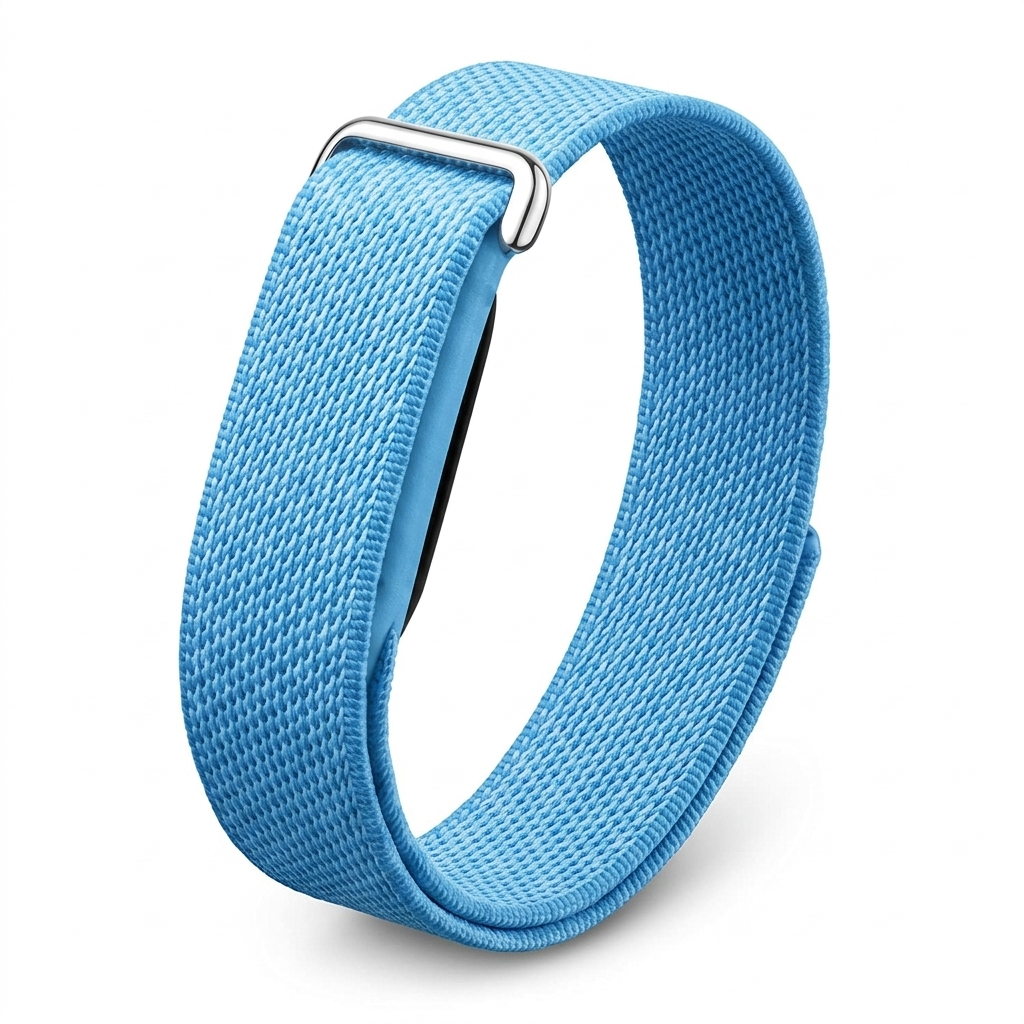 Nylon Loop Band Compatible with Google Fitbit Air, Soft Breathable Woven Replacement Wristband with Adjustable Hook-and-Loop Closure, Lightweight Sport Strap for Women and Men