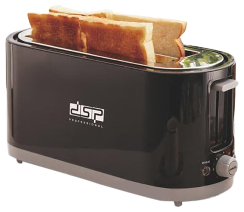 Dsp Professionals 3 in 1 Toaster Machine 1400W 4 Slices Wide Slot with 7 Temperature Settings