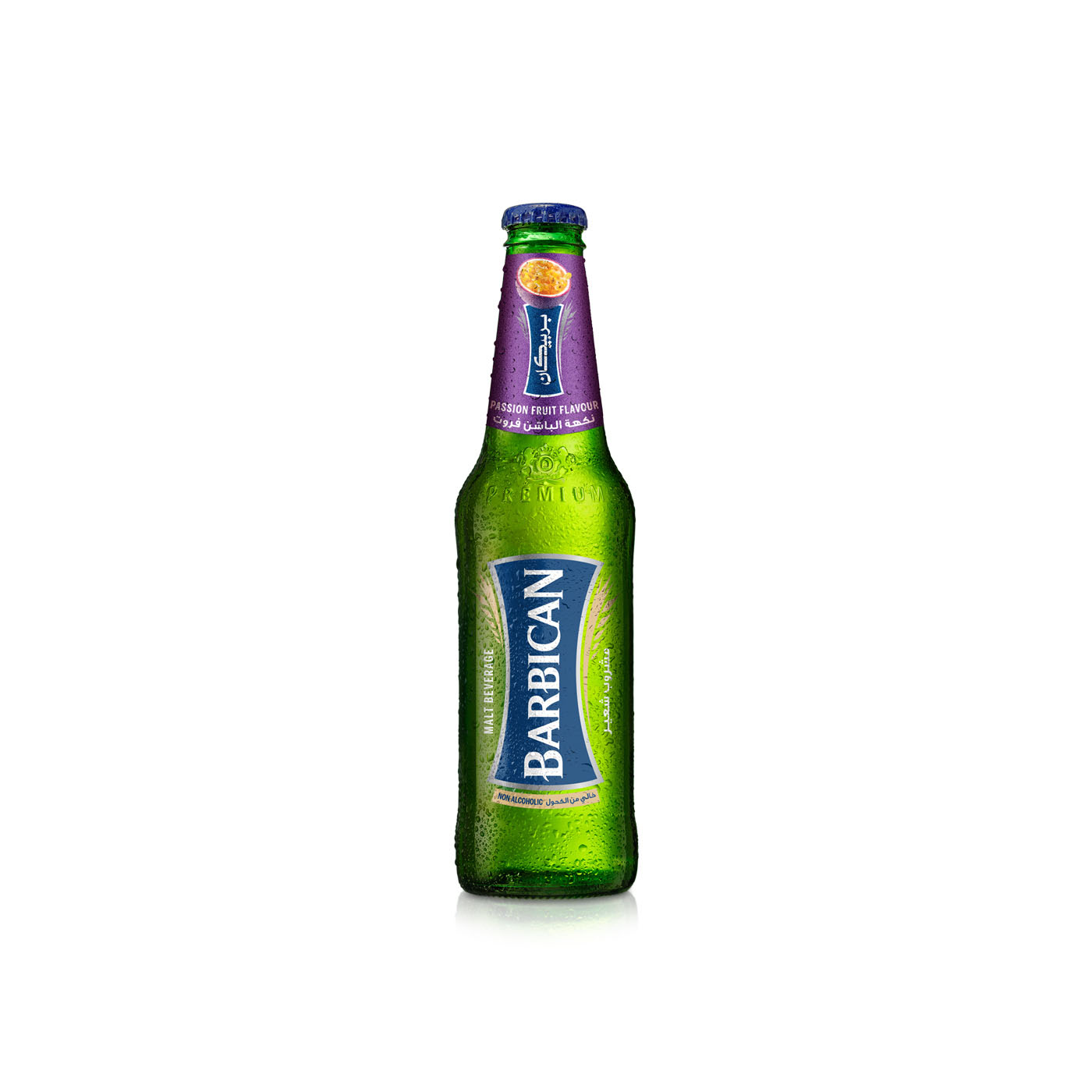 Barbican Passion Fruit Flavour Non-Alcoholic Malt Beverage Bottle, 330ml Pack of 6