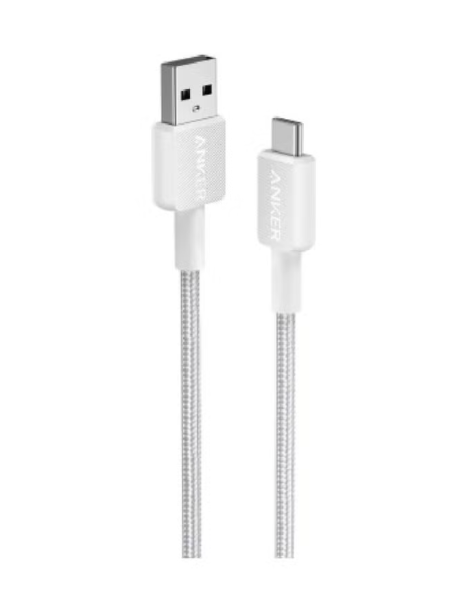 Anker 322 USB-A to USB-C Cable (White)