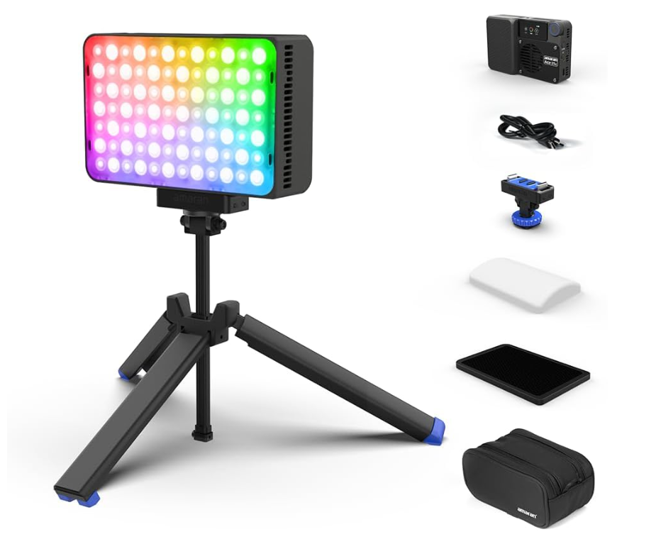 amaran Ace 25c RGBWW LED Light Panel All-in-One Creator Kit (Charcoal)