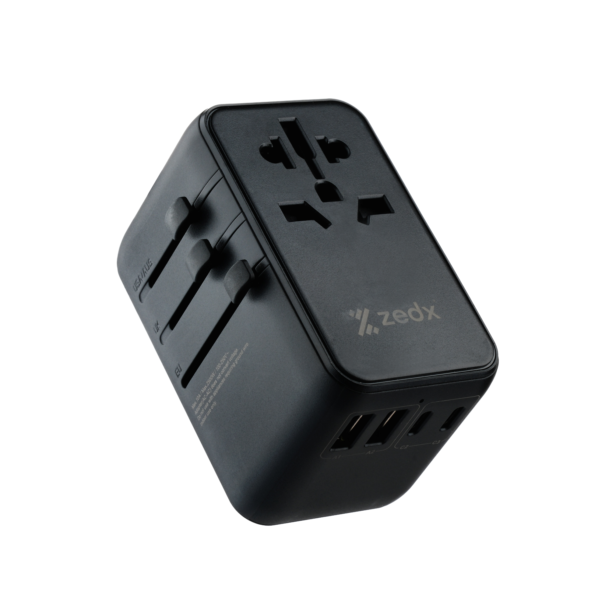 محول السفر العالمي Zedx 35W GaN