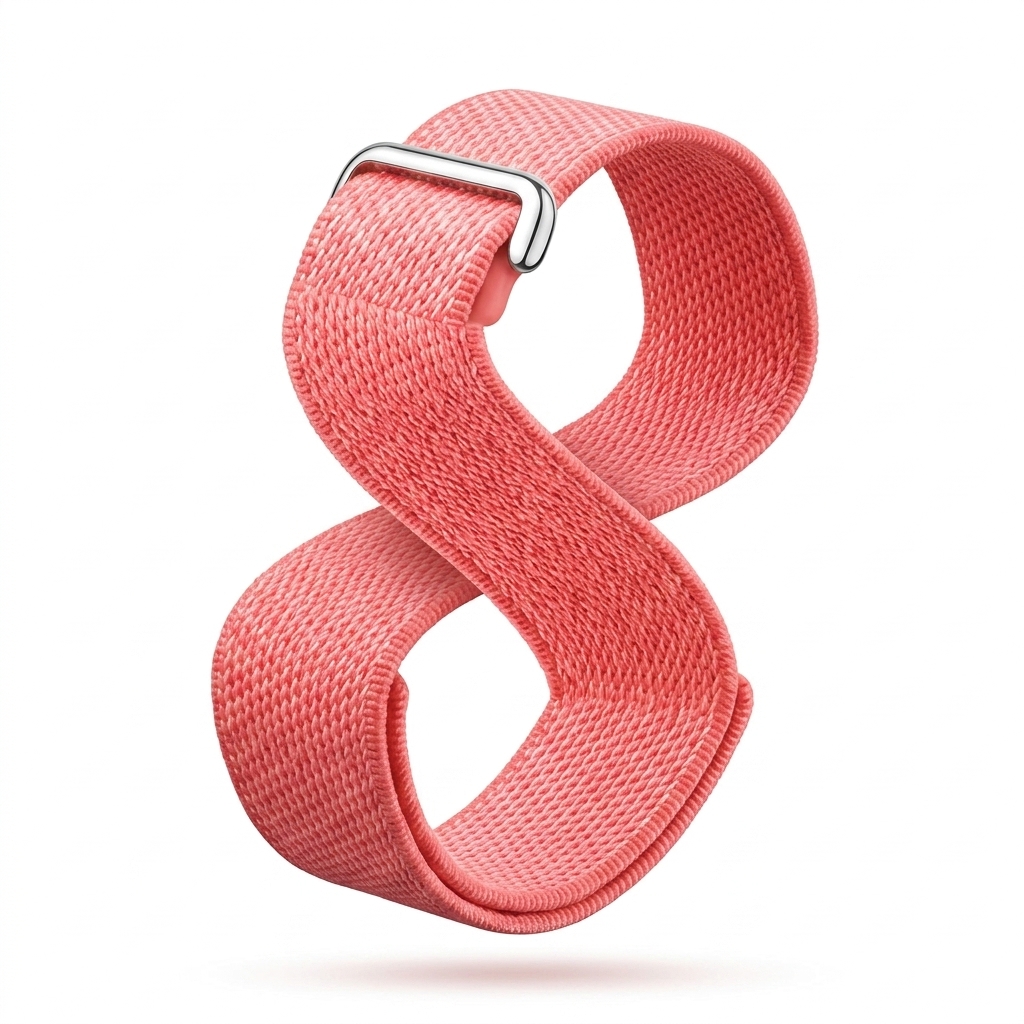 Nylon Loop Band Compatible with Google Fitbit Air, Soft Breathable Woven Replacement Wristband with Adjustable Hook-and-Loop Closure, Lightweight Sport Strap for Women and Men