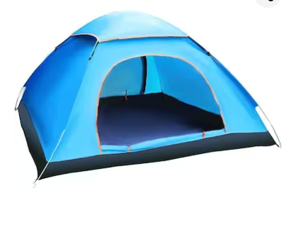Blooming Time Waterproof Camping Pop-up Tent for 2-4 Person - Dome Family Tent for Outdoor Sports, Travel, Beach, Picnic