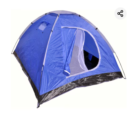 Mychoice 3-Person Camping Dome Tent Blue