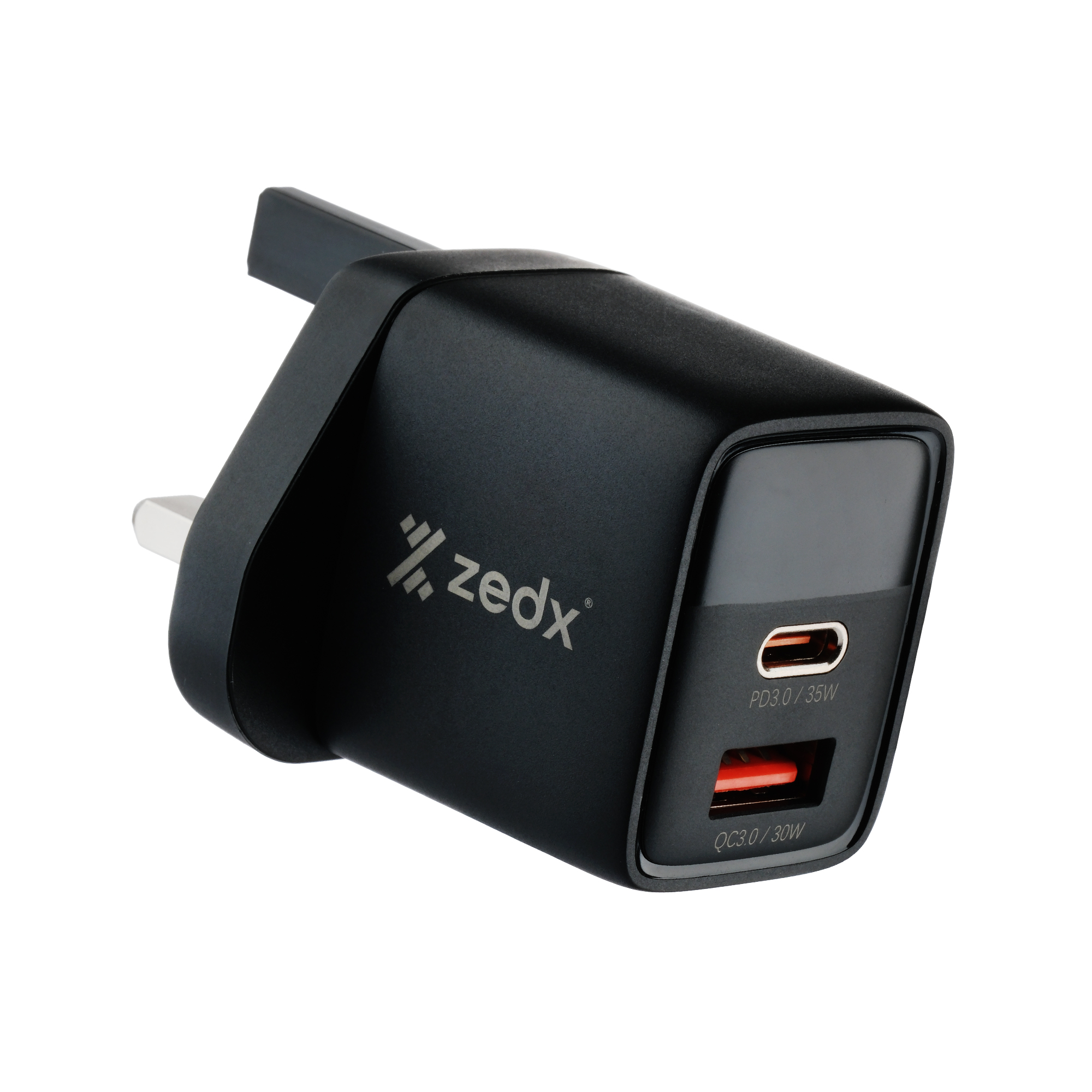 محول شاحن حائط سريع Zedx 35W GaN - ZE 07