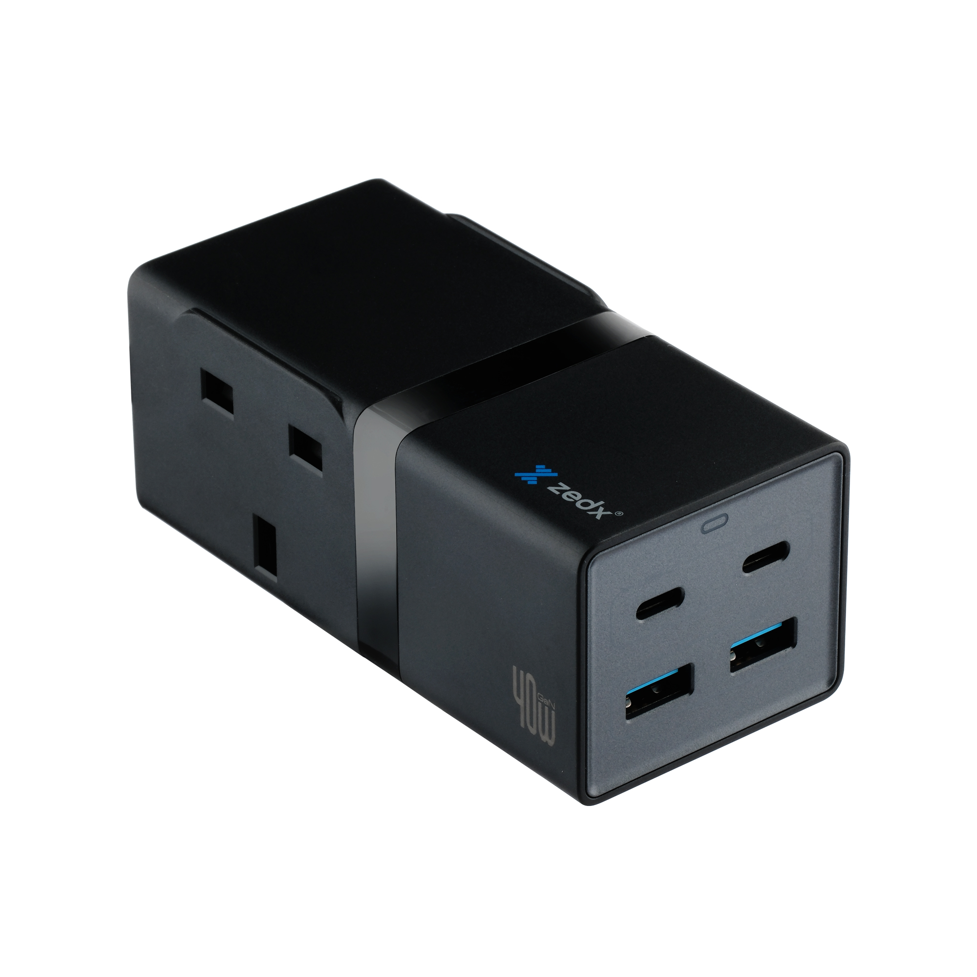 Zedx GaN 40W Desktop Power Strip Socket - PS115
