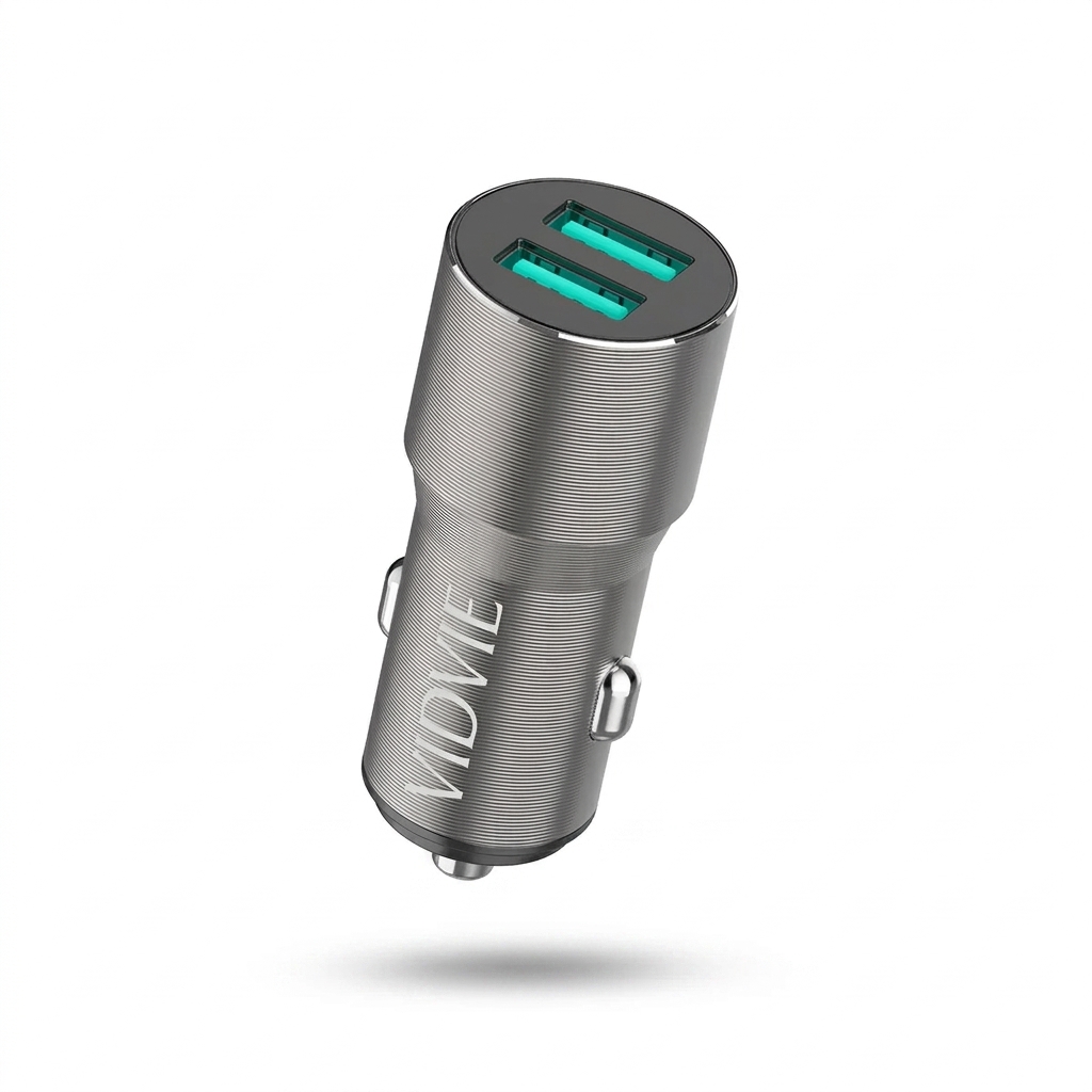 Vidvie CC536  Aluminum alloy QC3.0 Fast Car Charger