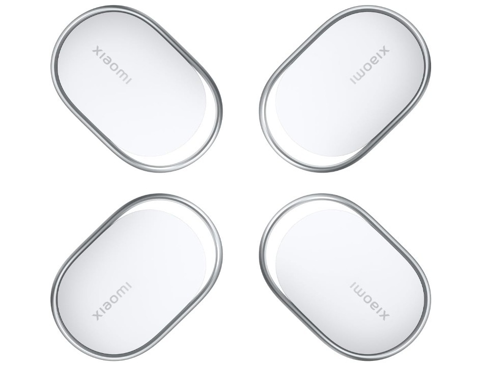 Xiaomi smart tag, compatible with Apple Find my and Google Android Find Hub, tracker, finder for luggage/bags/suitcase/wallet/pet, IP67 Waterproof, battery life over 1 year，4 Pack