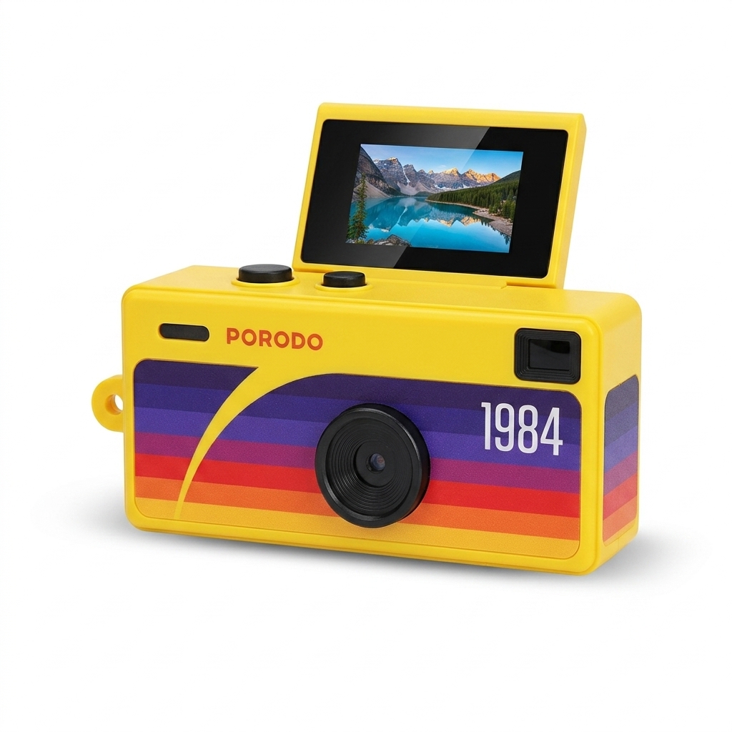 Porodo Lifestyle Memo Thumb-Sized Digital Camera with TF Card Support