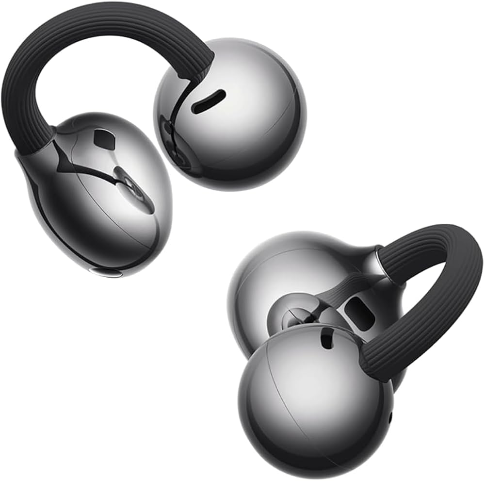 FreeClip 2 Wireless Earphones, Bluetooth Earbuds, Airy C-bridge Design, Adaptive Open-ear Listening, Crystal-clear Calls, 38 Hours Long Battery Life, Compatible with iOS & Android, IP57, Black