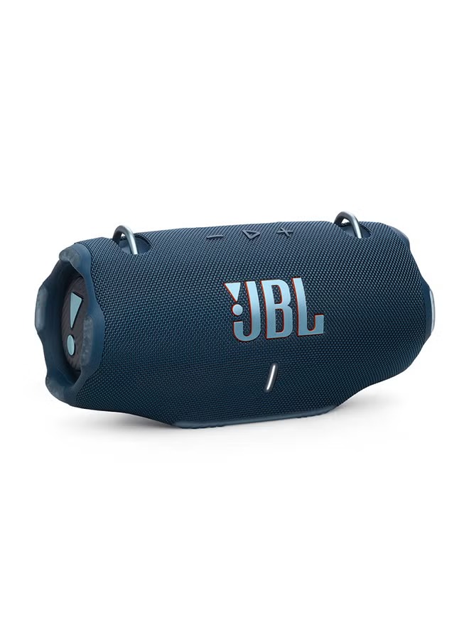 Xtreme 4 Portable Waterproof Speaker With Massive Pro Sound And A Convenient Shoulder Strap Blue