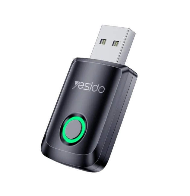 Yesido KM32 2-in-1 Wireless CarPlay and Android Auto Adapter, Wired to Wireless Car Converter (Black)