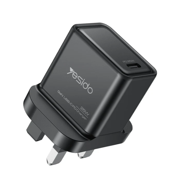 Yesido YC81 PD 25W USB-C/Type-C Interface GaN Fast Charging Charger(UK Plug)
