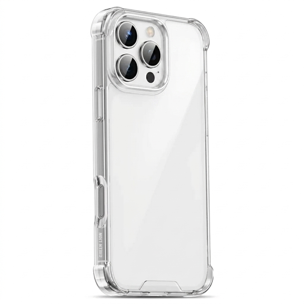 Green Lion Anti-Shock Case for iPhone 17 Series - Clear