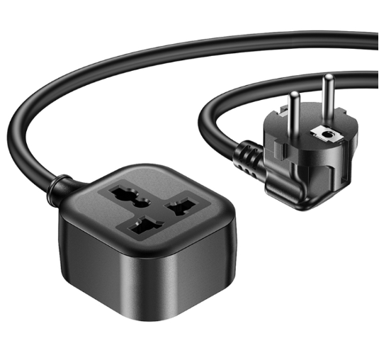 Yesido MC29 EU Plug to Universal Plug Power Extension Cable, Length: 2m