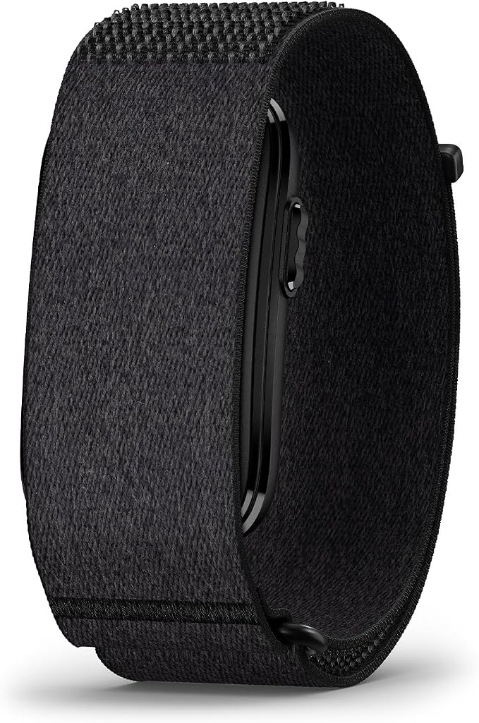 GARMIN CIRQA Smart Band, Black (L-XL) | Screenless Design No Subscription Required | 24/7 Health & Fitness Tracker | Body Battery, Sleep Score & Heart Rate | Upto 10 Days Battery Black
