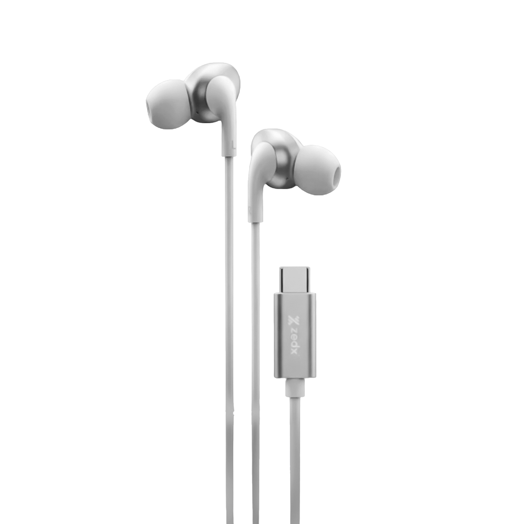 Zedx ZX-H222 Type-C Wired Stereo Earphones with Mic & Wire Control